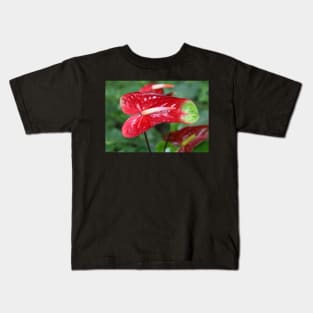 Bi-colour Anthurium Kids T-Shirt